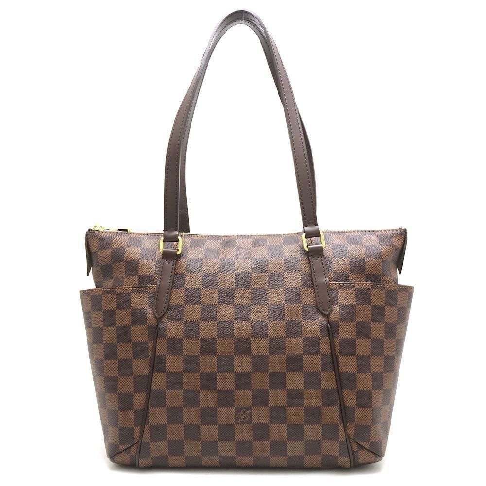 Louis Vuitton Damier Totally PM Ebene Tote Bag Brown